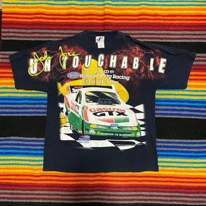 Vintage 1998 Logo Athletic NHRA John Force T-shirt